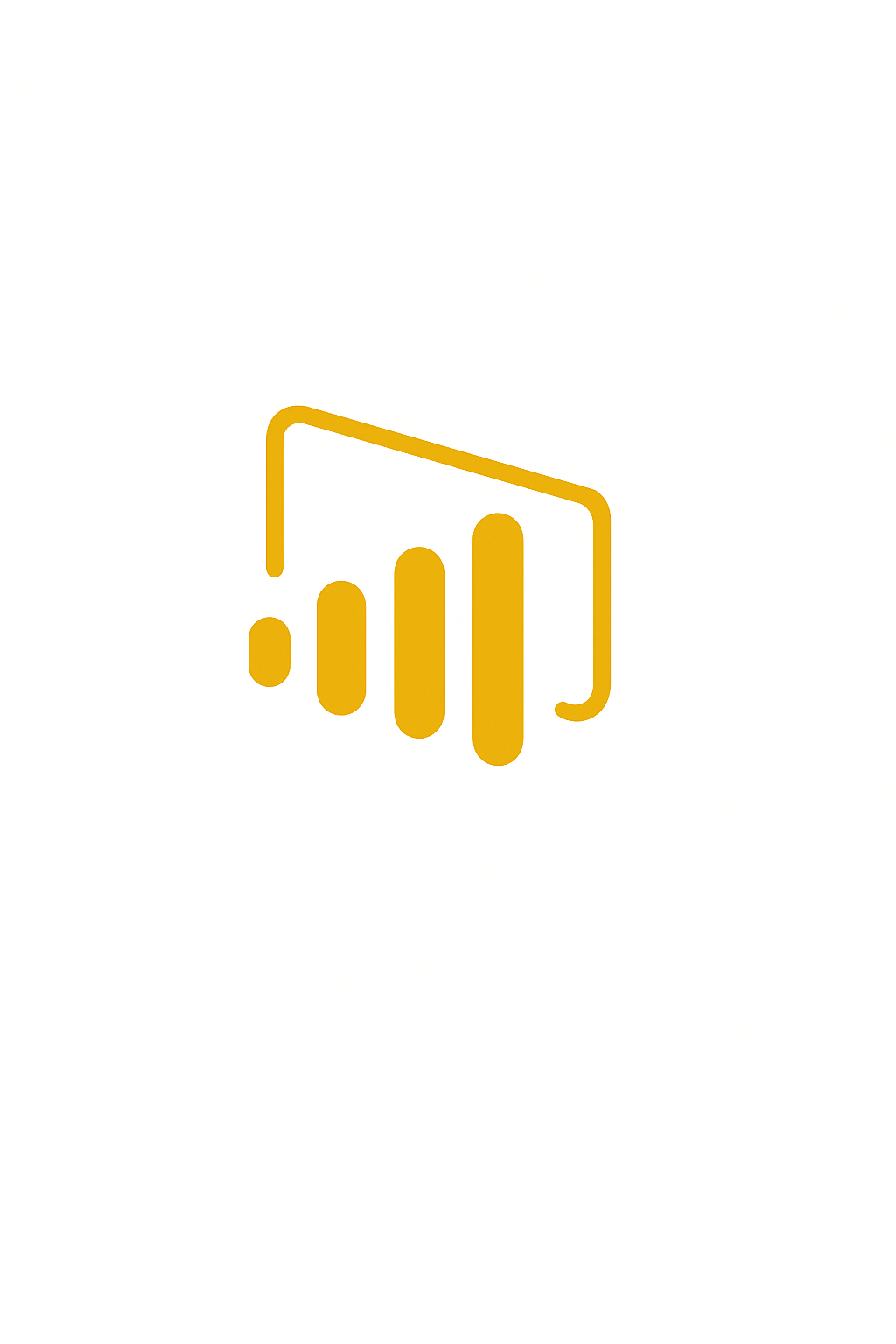 crie uma imagem com o logotipo dopower bi com as s